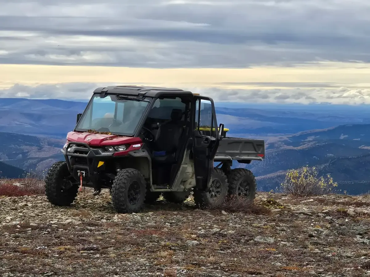 ATV on the ridge