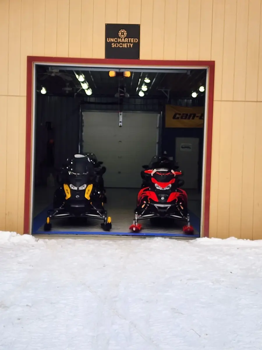 Deep snow adventure